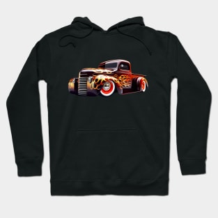 Hot Rod Truck Low Rider Pickup Truck Custom Pickup Truck Hoodie